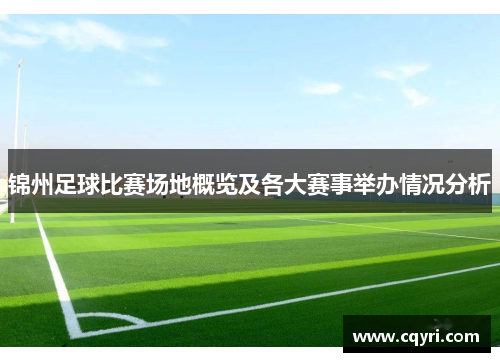 锦州足球比赛场地概览及各大赛事举办情况分析